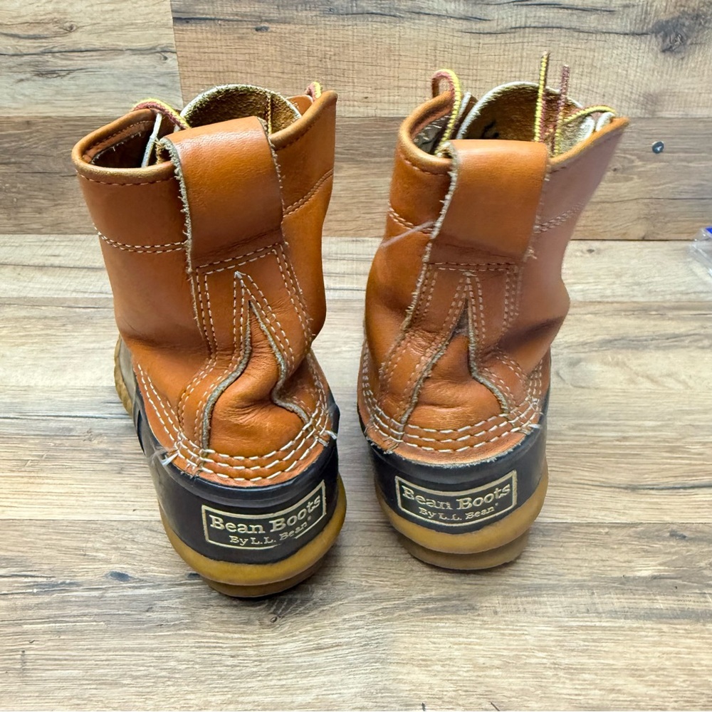 LL Bean Women’s Size 6 Freeport Maine Hunting Duck Boots Brown Boots Vintage - Picture 6 of 11